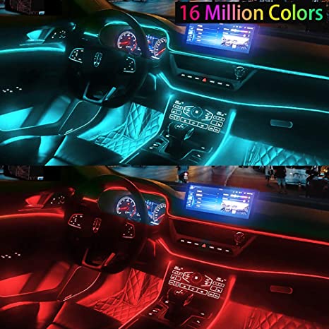 CAR AMBIENT CONTROL LIGHT RGB 6M-APP 1-5 FLASH