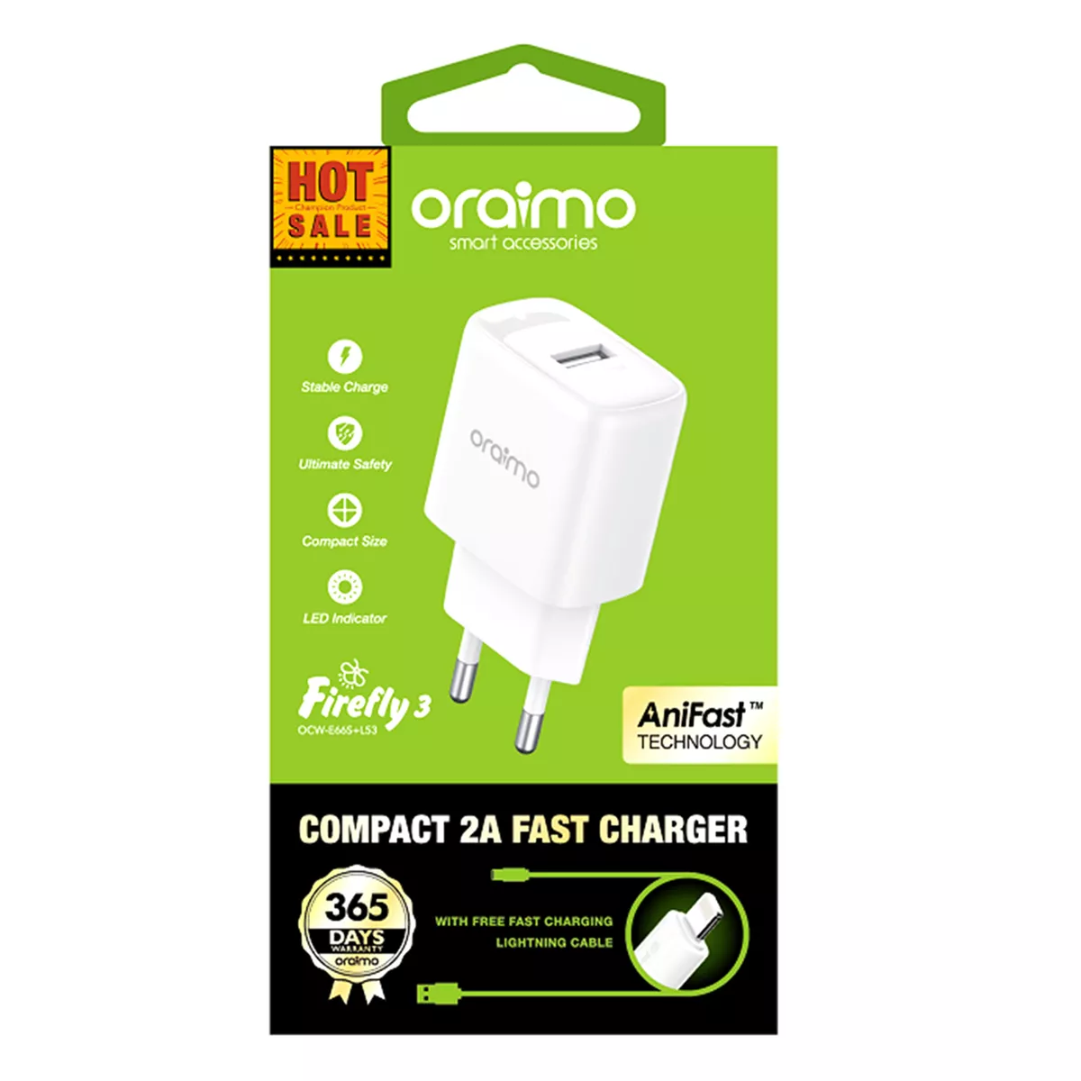 CHARGEUR ORAIMO E66S+L5
